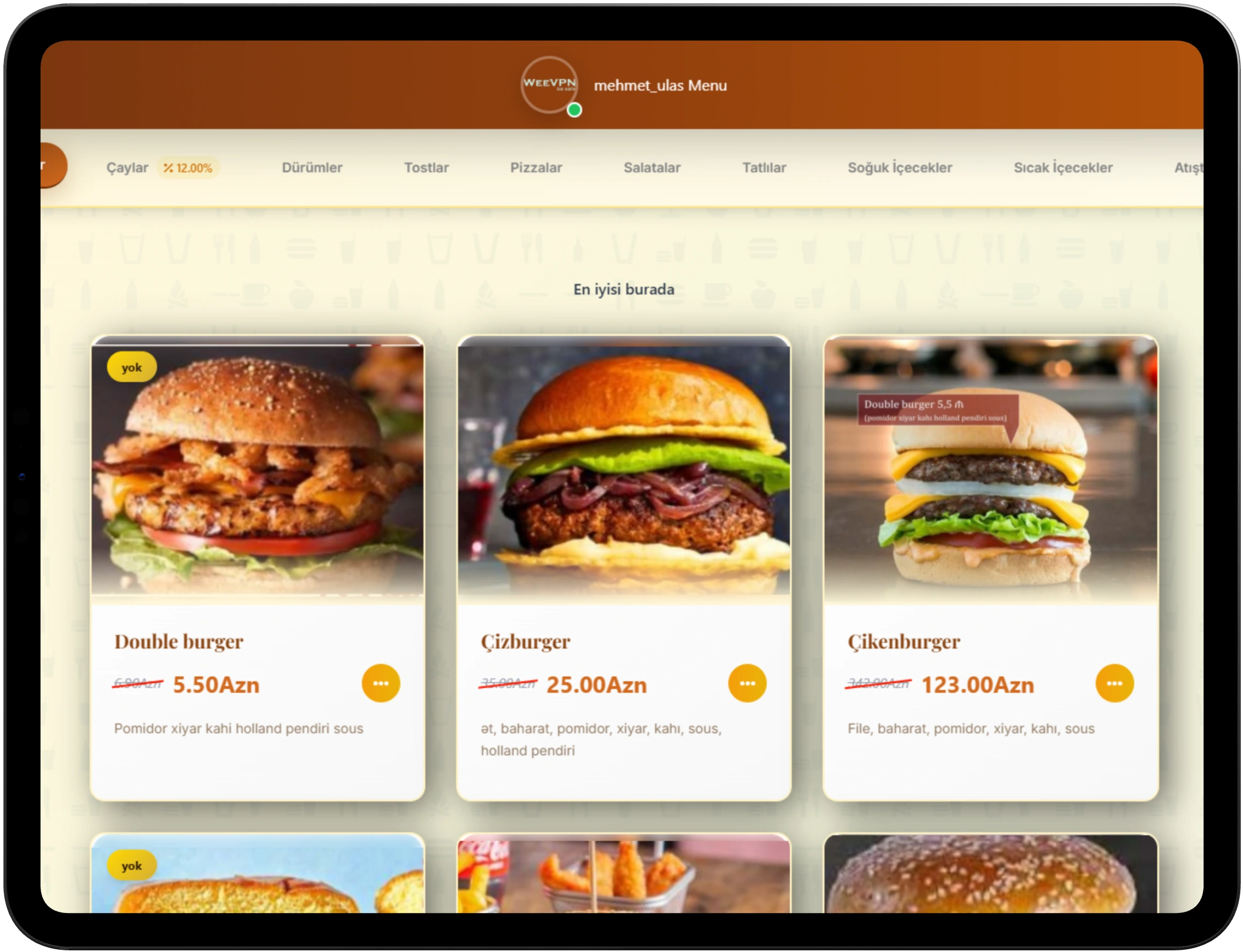 WeeMenu