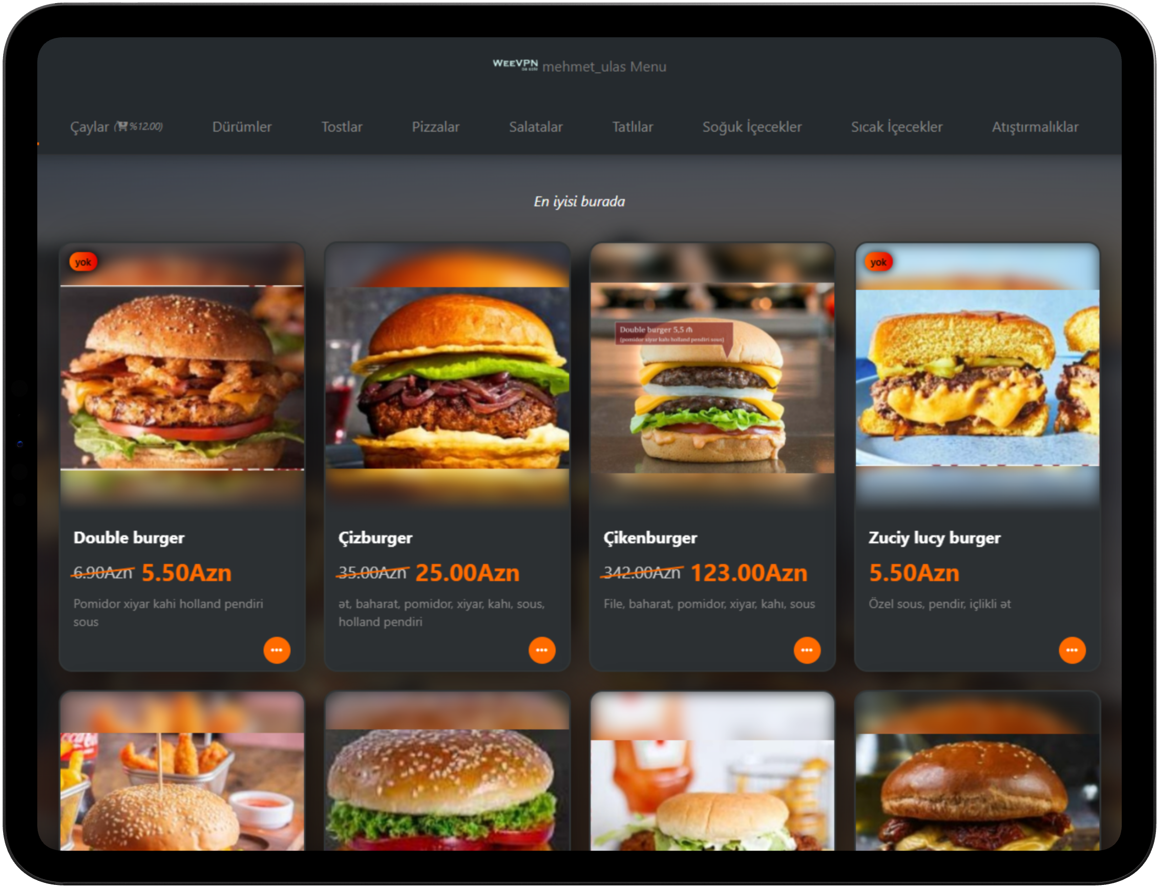 WeeMenu